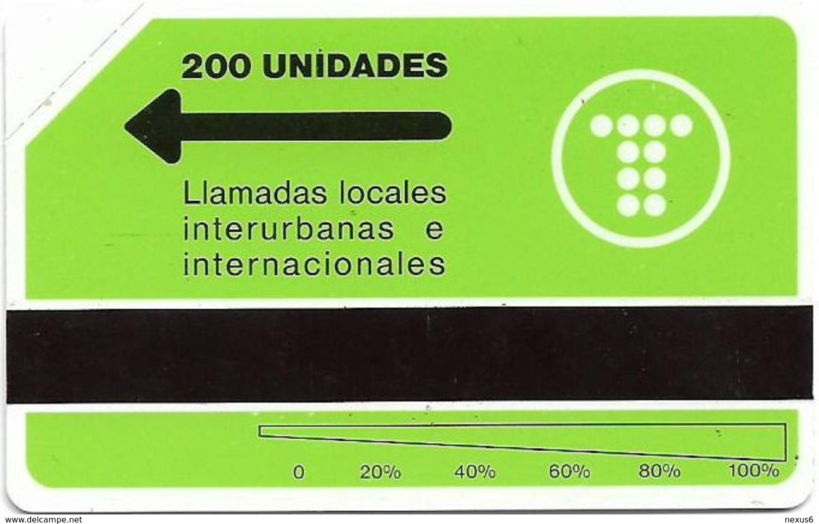 Argentina - Telefónica - URMET - Isologo De Telefónica, 200U, 5.000ex, Mint - Argentina
