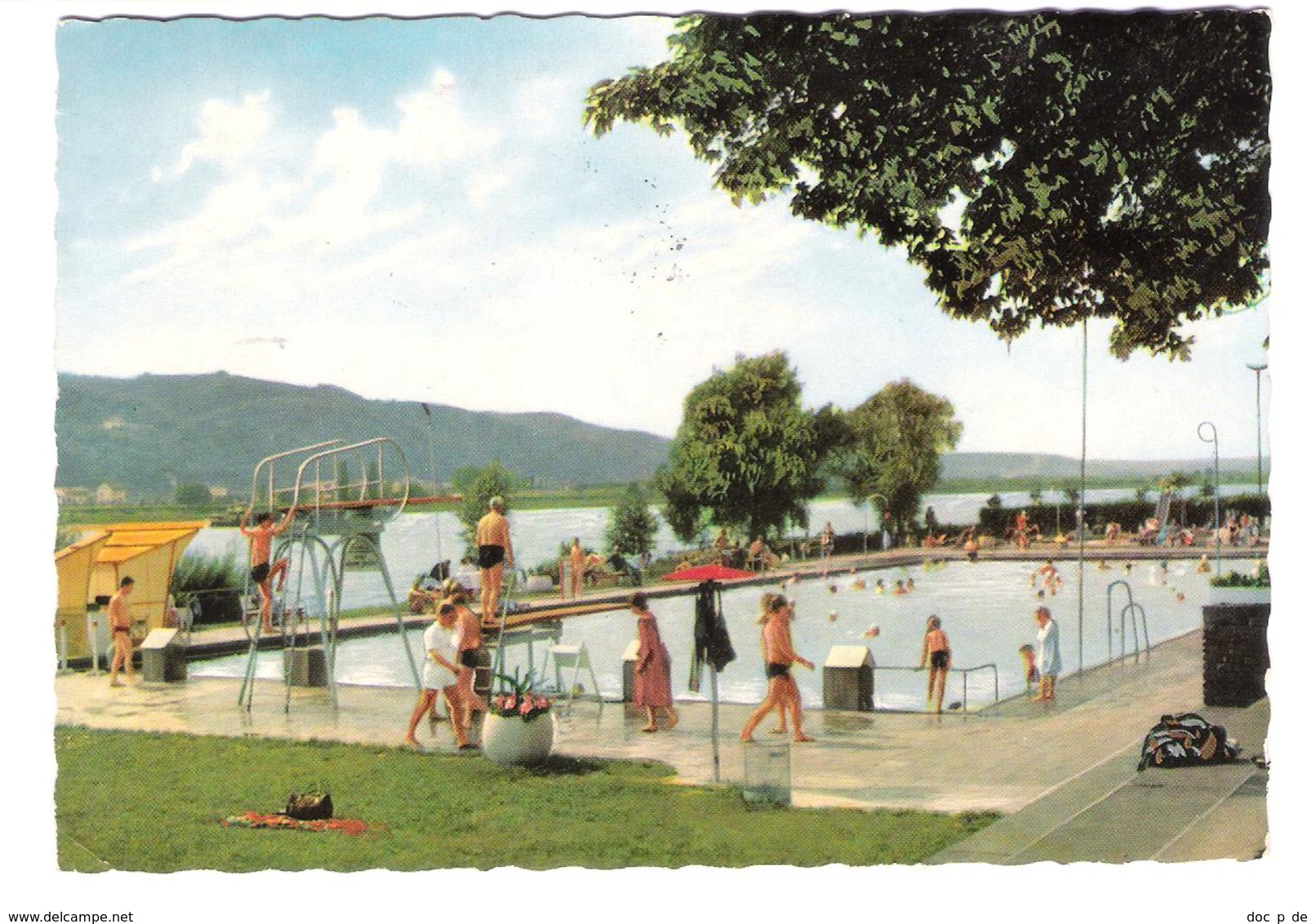 Deutschland - 5462 Bad Hönningen - Freibad - Alte Ansicht - Bad Hoenningen