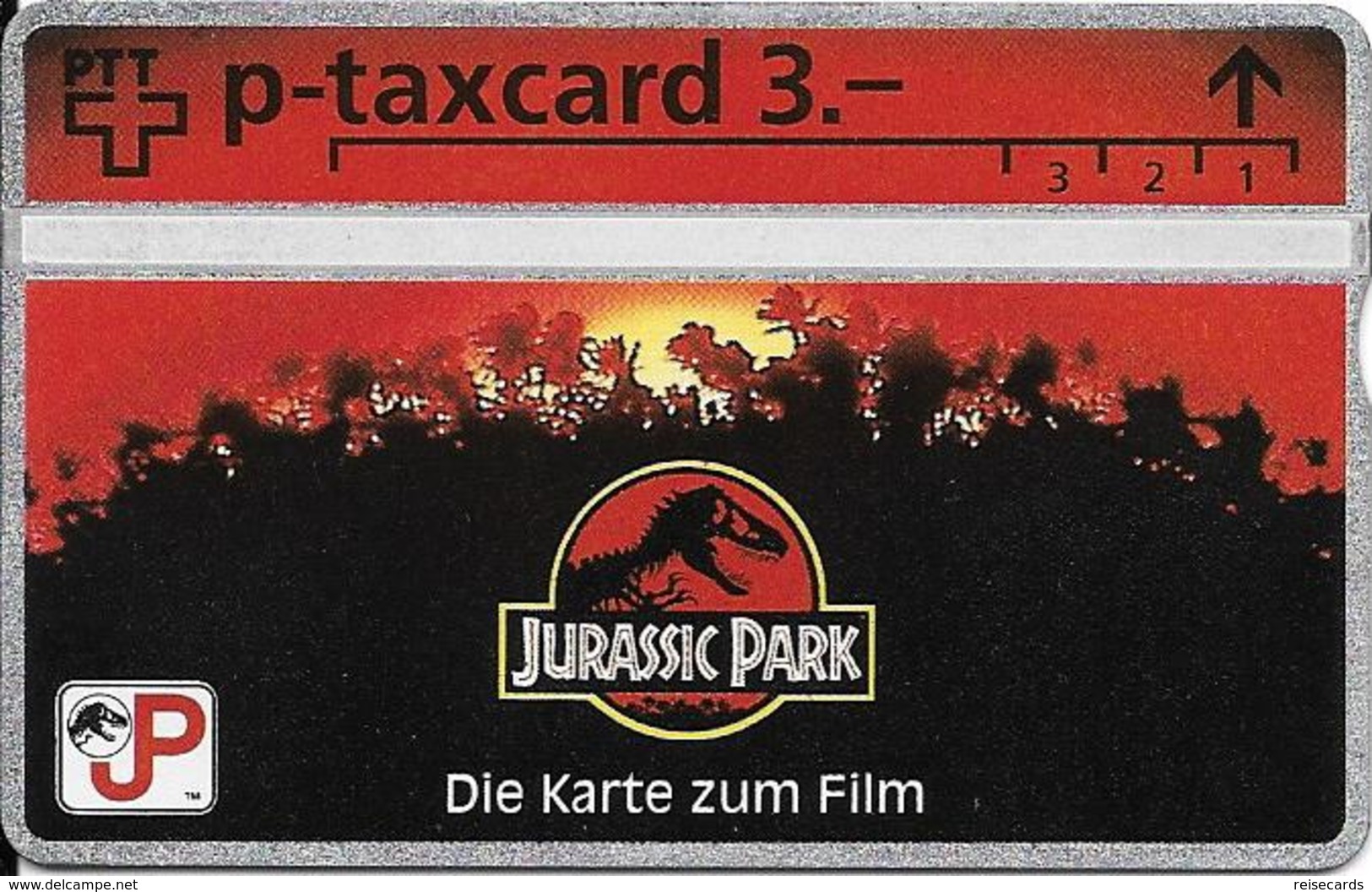 Switzerland: PTT KP-93/144 329L Jurassic Park - Die Karte Zum Film - Svizzera