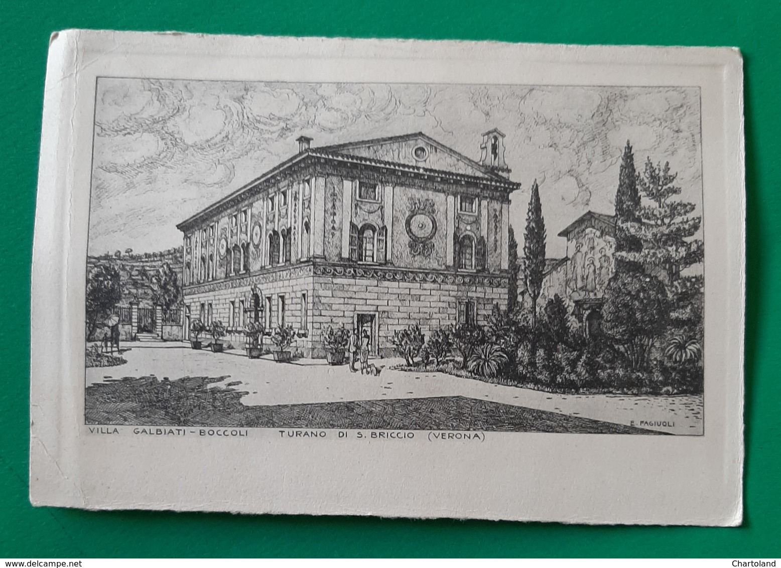 Cartolina Villa Galbiati - Boccoli - Turano Di S. Briccio (Verona) - 1960 - Verona