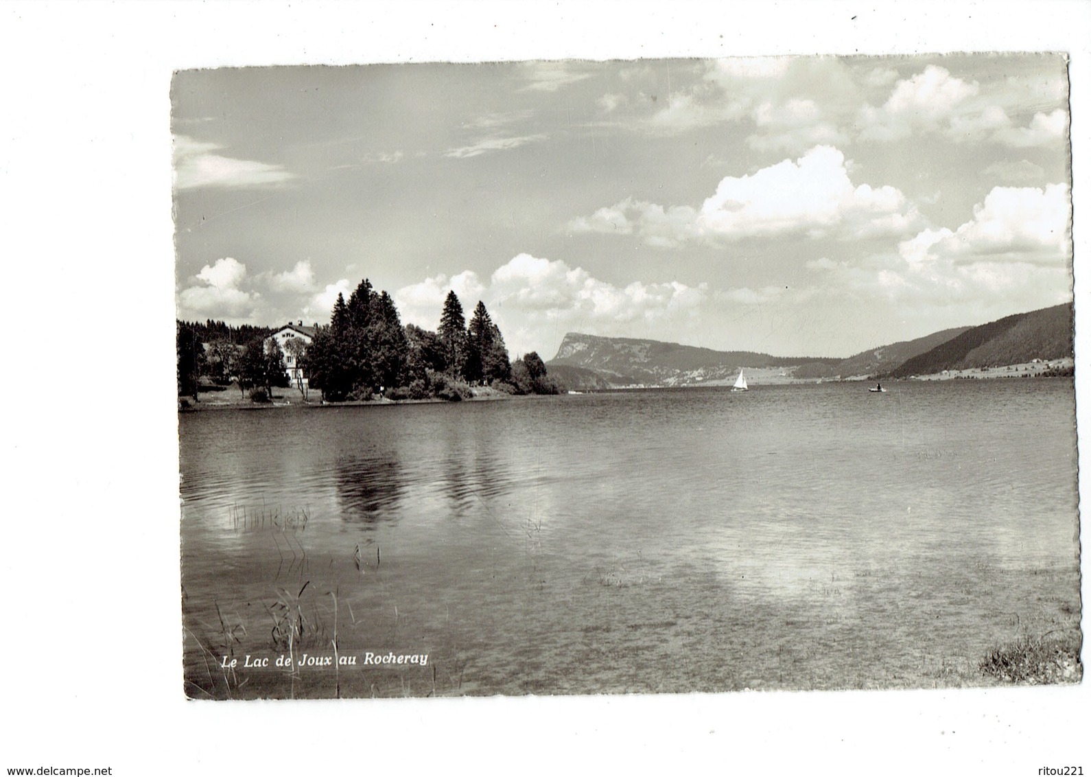 Cpm - Suisse -  Lac De Joux Au Rocheray - 1954 - Deriaz 10292 - Riaz