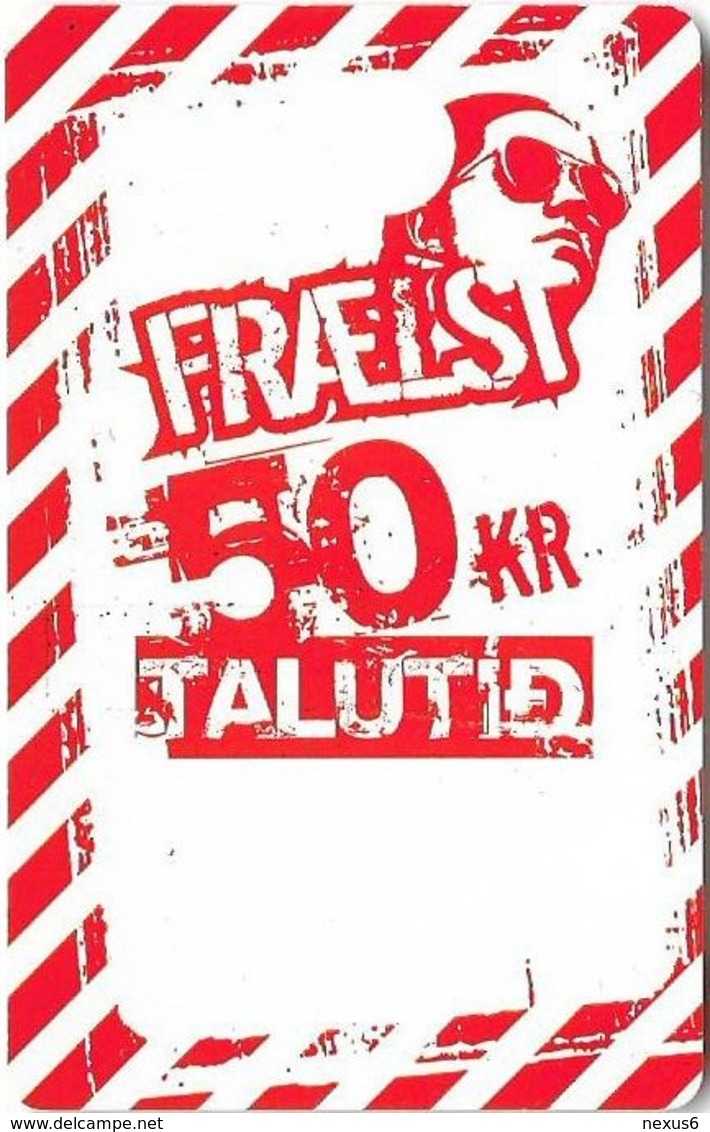 Faroe - Kall Frælsi Talutid, 50Kr. GSM Refill, Exp.07.2008, Used - Isole Faroe