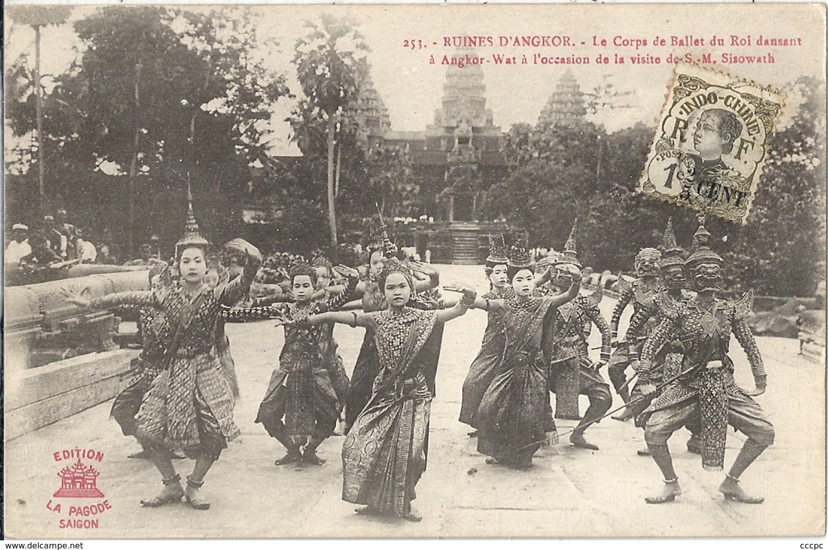 CPA Ruines D'Angkor Le Corps De Ballet Du Roi Dansant - Cambodge