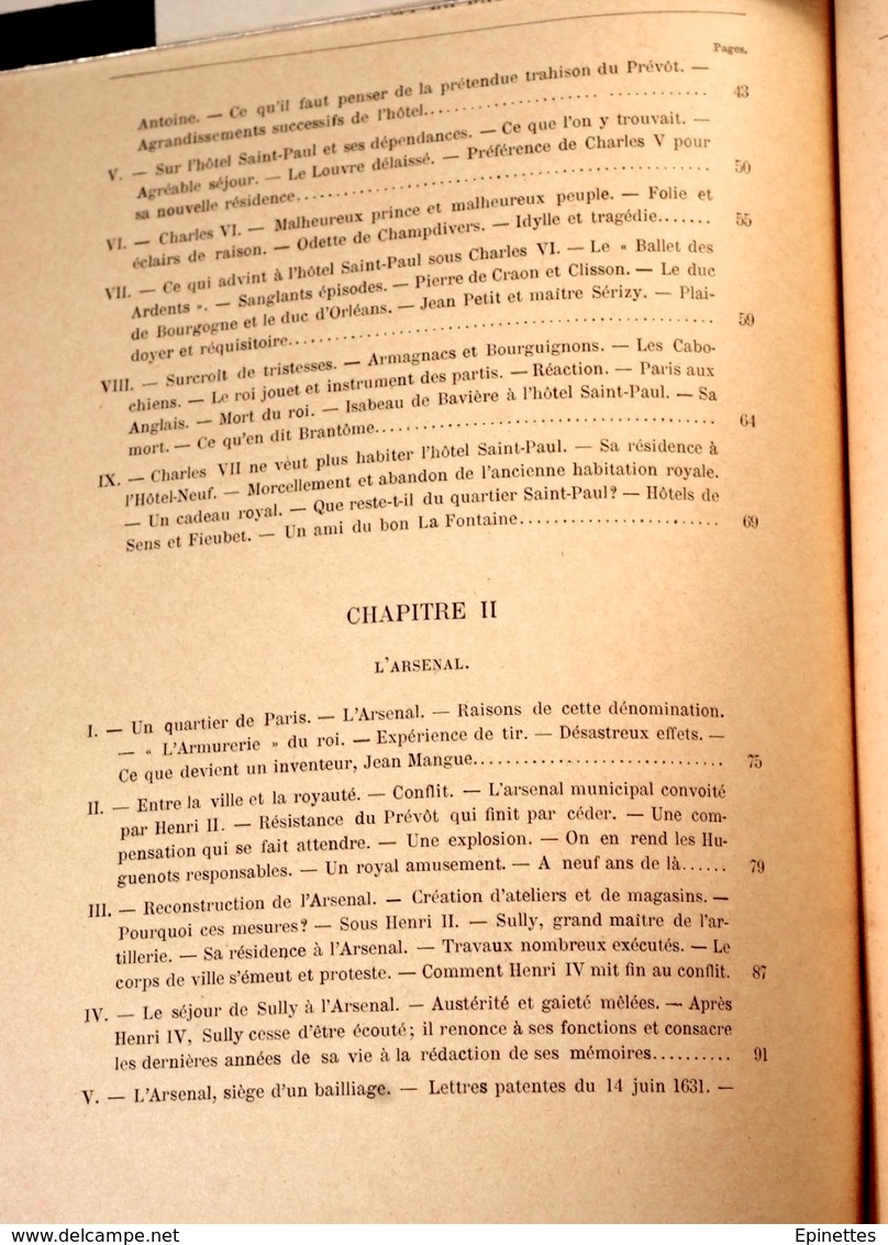 L'ARSENAL ET LA BASTILLE, Jehan de la Cité (F. Lavergne), 1901, Prix municipal, Paris