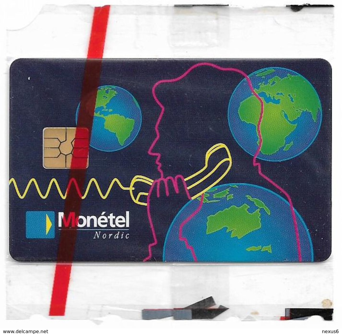 Swaziland - Monetel Nordic Demo Smart Card (Dark Blue), 01.1995, 2.000ex, NSB - Swaziland