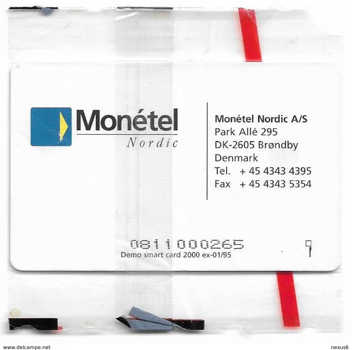 Swaziland - Monetel Nordic Demo Smart Card (Dark Blue), 01.1995, 2.000ex, NSB - Swaziland