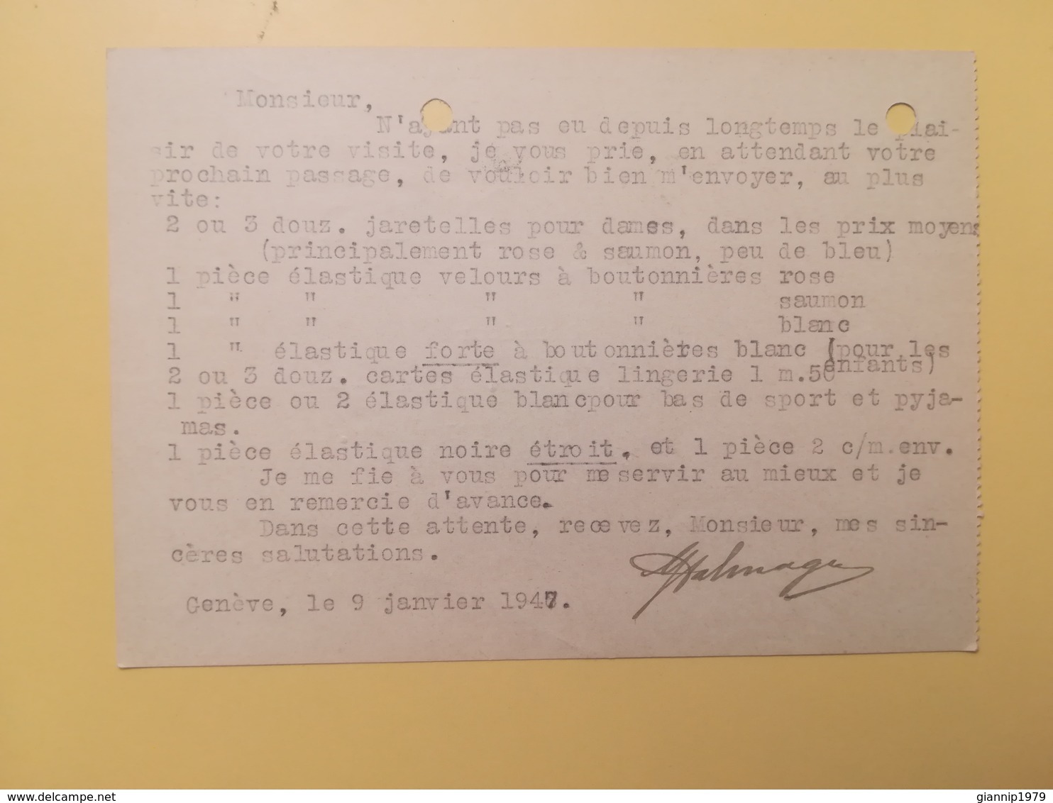 1947 INTERO CARTOLINA POSTCARDS SVIZZERA ANNULLO GENEVE HELVETIA SUISSE POSTKARTE CARTE POSTALE ETICHETTA - Ganzsachen