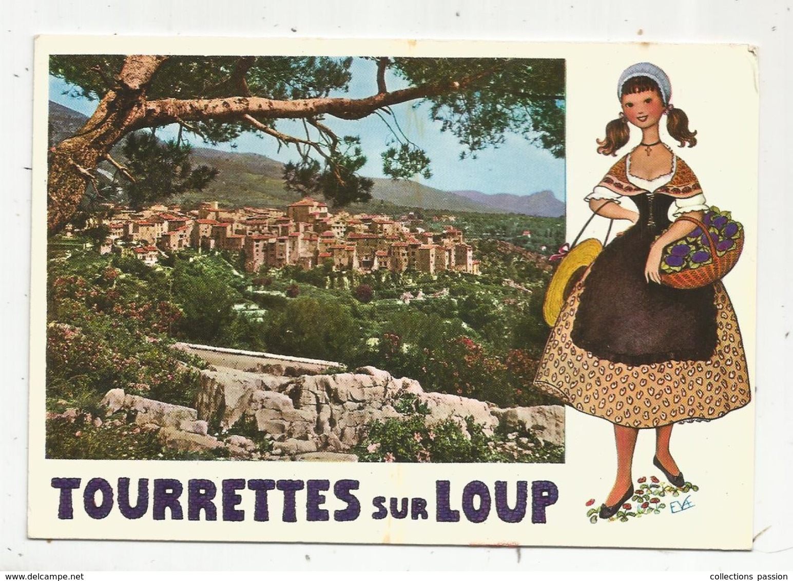 JC , 06 , TOURRETTES SUR LOUP ,vierge - Autres & Non Classés