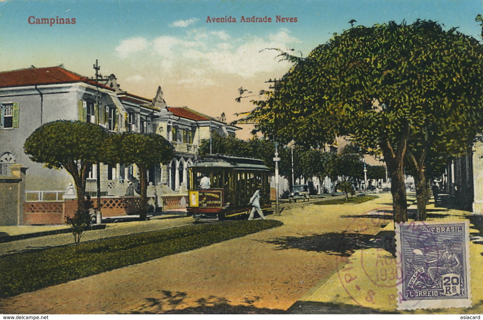 Campinas Avenida Andrade Neves  Tram Tramway Tranvia - Autres