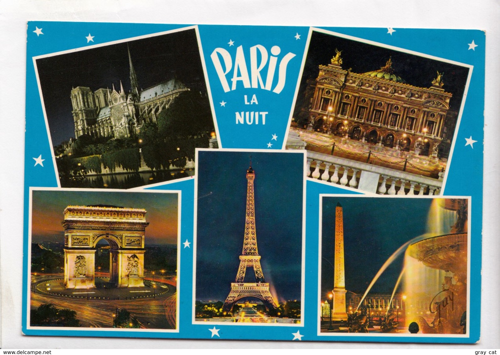 PARIS La Nuit, By Night, Unused Postcard [23761] - Paris By Night