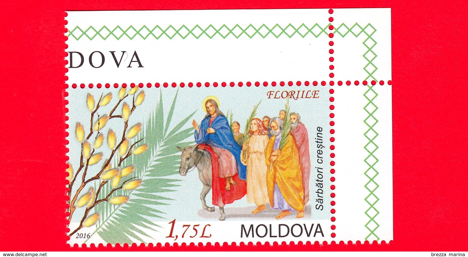 Nuovo - MNH - MOLDAVIA - 2016 - Feste Cristiane - Domenica Delle Palme - Gesù Entra A Gerusalemme - 1.75 - Moldavia
