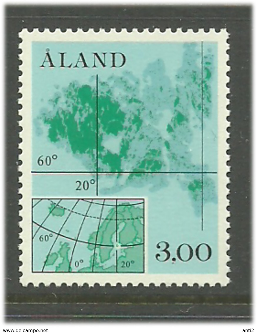 Aland Åland 1984 Map Over Åland Islands.  Mi  5, MNH(**) - Ålandinseln