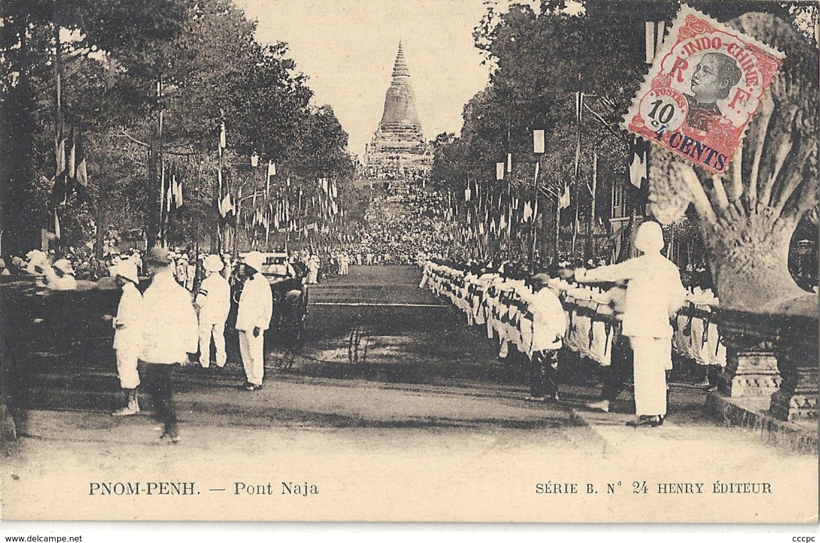 CPA Cambodge Pnom-Penh Pont Naja - Cambodge