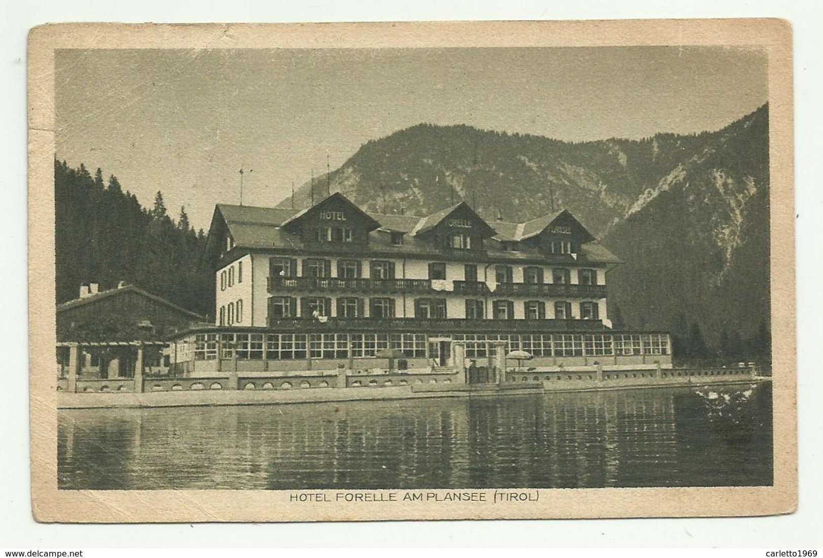 HOTEL FORELLE AM PLANSEE ( TIROL )  VIAGGIATA  FP - Millstatt