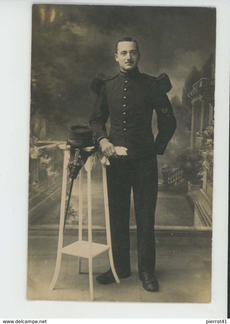 GUERRE 1914-18 - ALLEMAGNE - CAMP DE PRISONNIERS DE HAMMELBURG - Prisonnier Français Officier (N° 103 Sur Uniforme) - Hammelburg