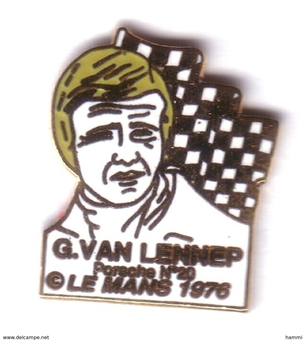 L89 Pin's LE MANS 76 Vainqueur G VAN LENNEP J ICKX Signé EMC PORSCHE 936 Qualité EGF Achat Immédiat - Porsche