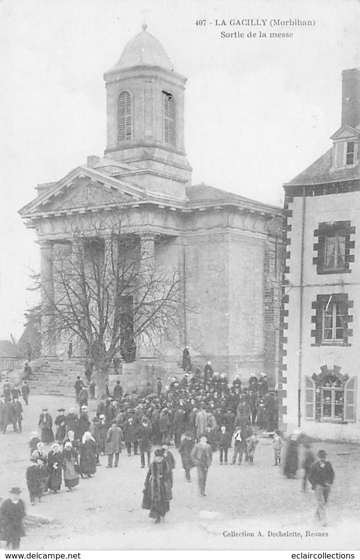 La Gacilly         56        Sortie De Messe                  (Voir Scan) - La Gacilly