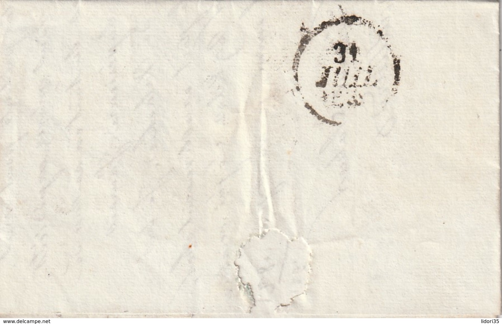 Frankreich / 1832 / Vorphila-Brief K2 TOULOUSE (AC39) - 1801-1848: Vorläufer XIX