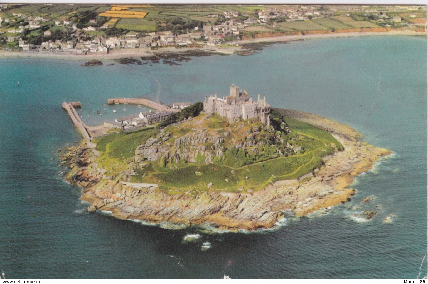 ANGLETERRE - ST MICHAEL'S MOUNT - VUE AERIENNE - St Michael's Mount