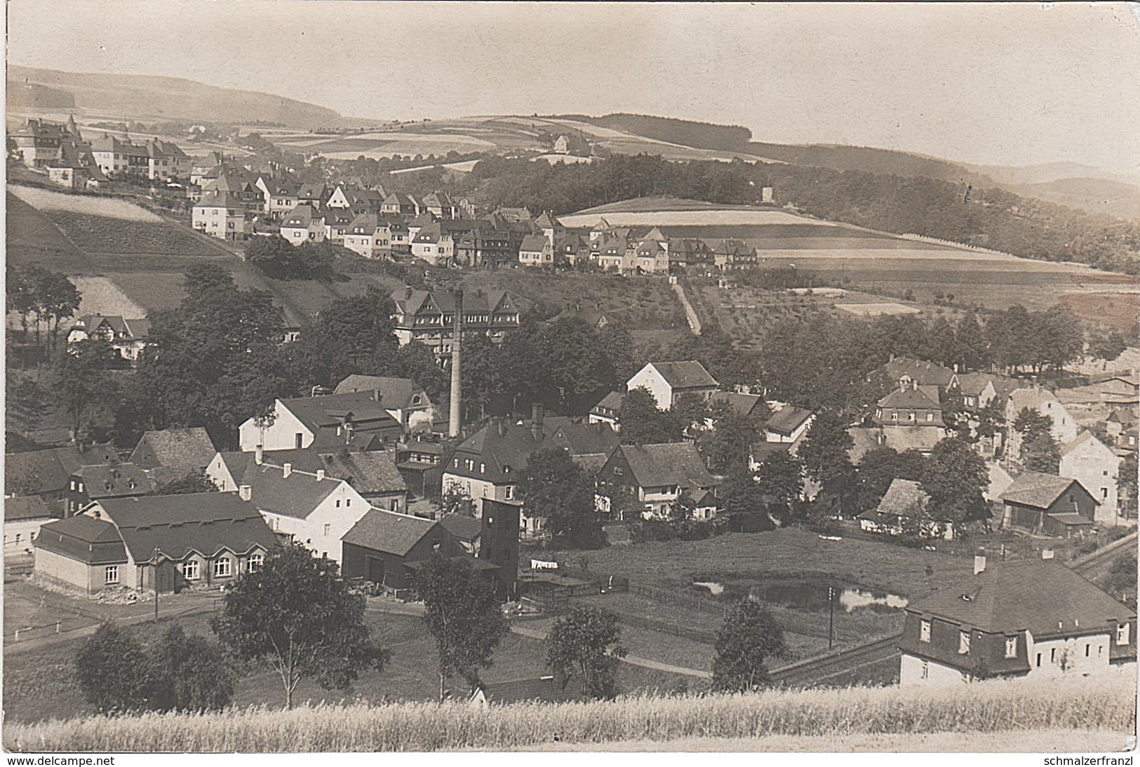 Foto Rohling Für AK Schwarzenberg Brückenberg Siedlung Fabrik Elterleiner Straße Raschauer Weg Wildenau Erzgebirge Vogel - Schwarzenberg (Erzgeb.)