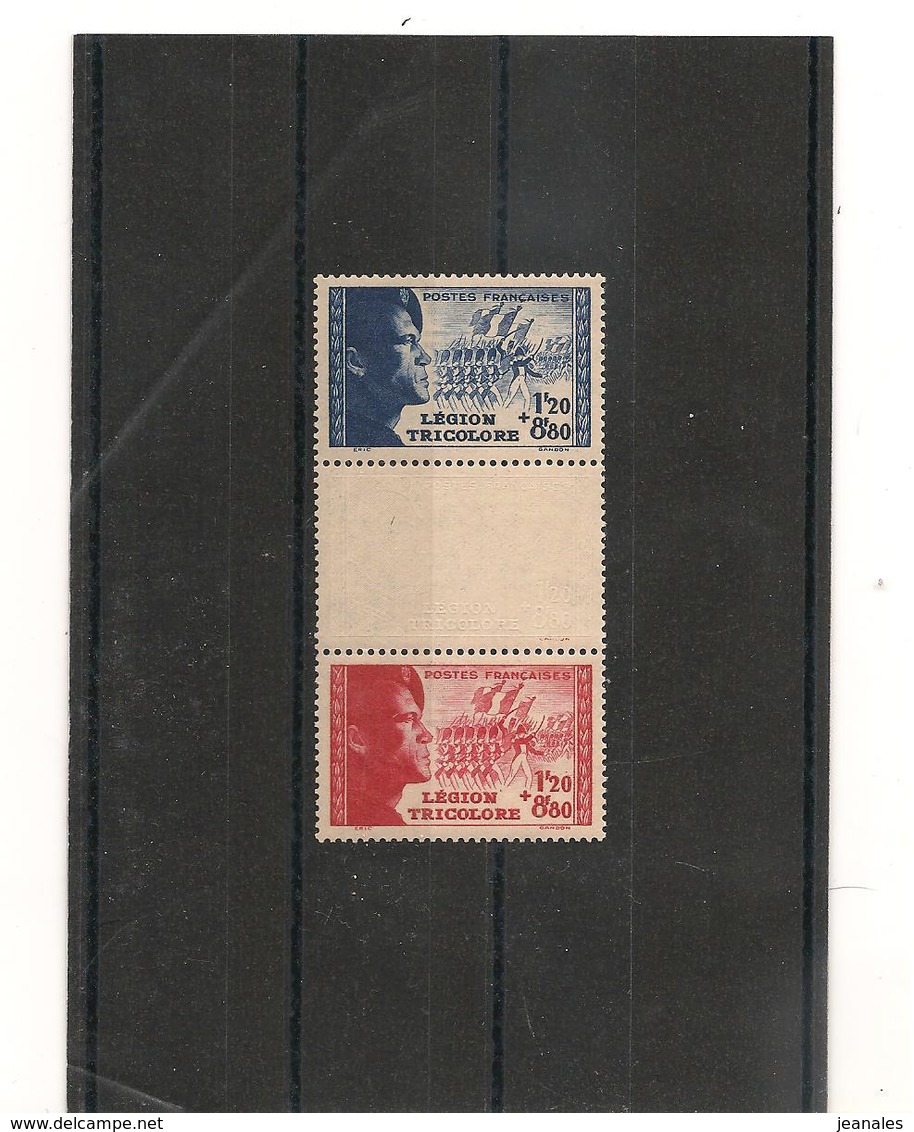 1942 N°566a** Pour La Légion Tricolore - Unused Stamps