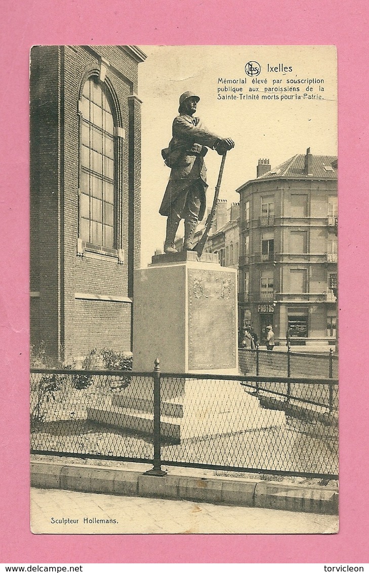 C.P. Ixelles =Mémorial  Aux  Paroissiens  De La Sainte-Trinité Morts  Pour La Patrie  1914-1918 - Ixelles - Elsene