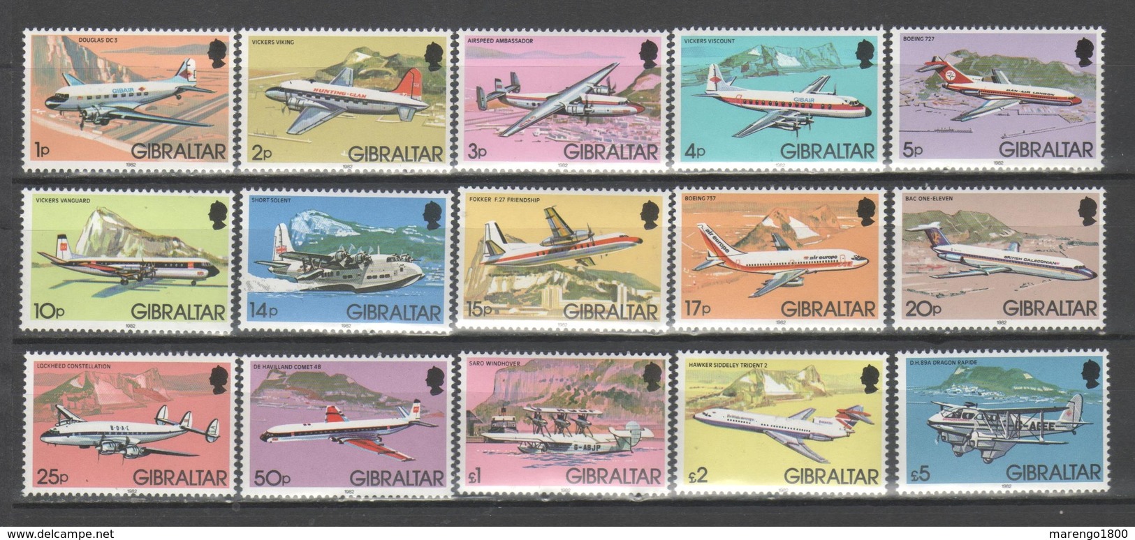 Gibilterra 1982 - Aerei           (g6371) - Gibilterra
