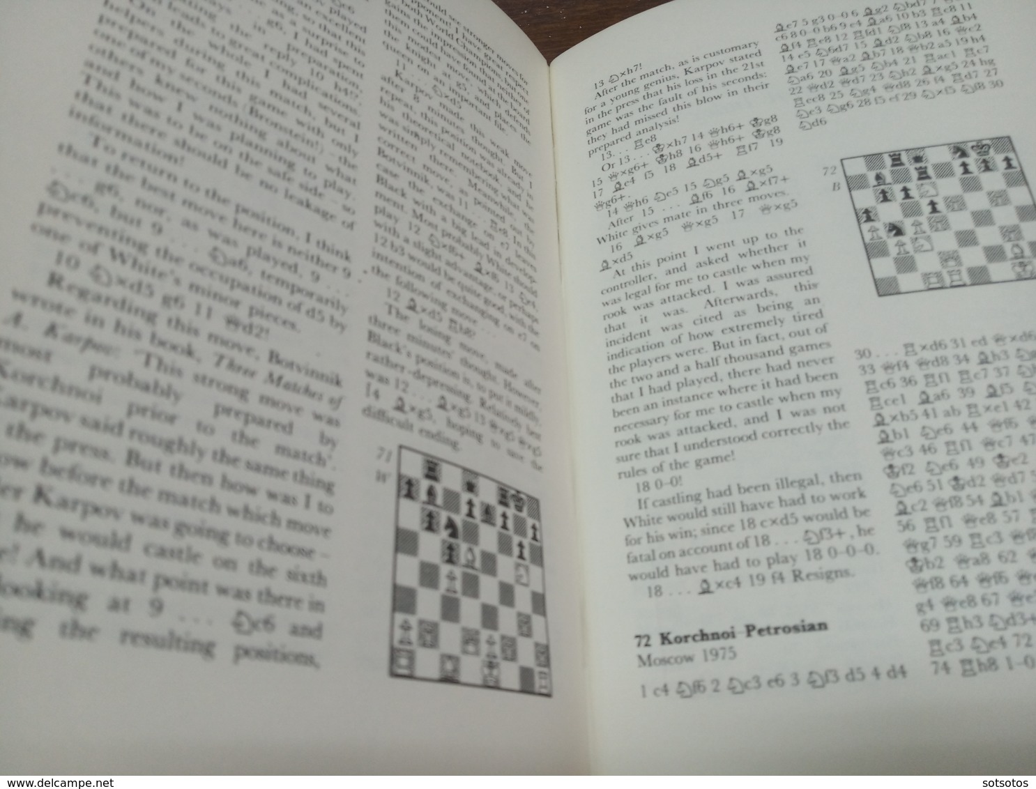 Chess is my Life: Autobiography and Games, Victor Korchnoi, B.T.Batsford Ltdr, London. 1977 (22x14,5 cm) 168 pages