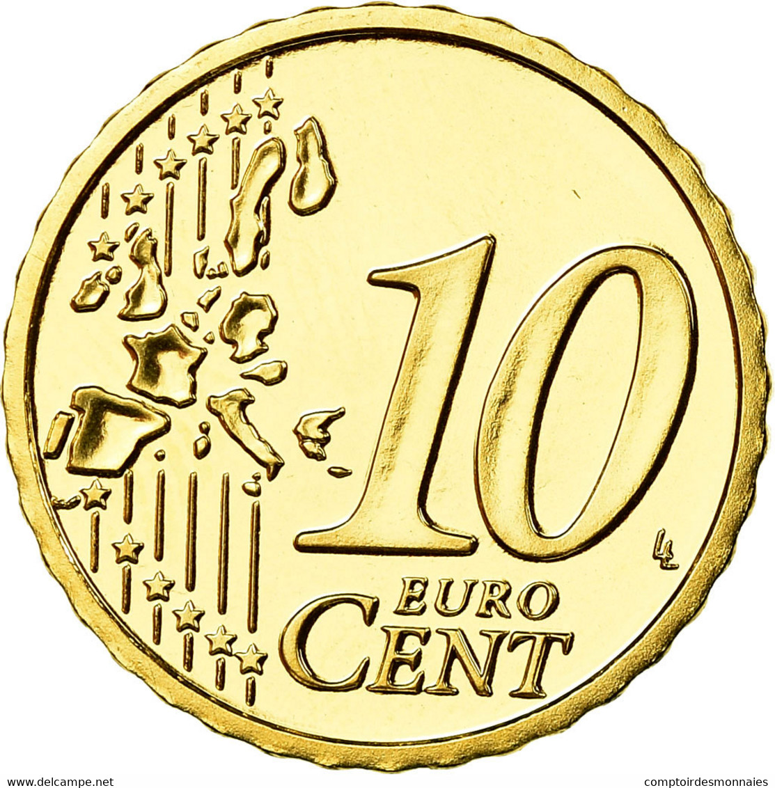 Autriche, 10 Euro Cent, 2004, FDC, Laiton, KM:3085 - Autriche