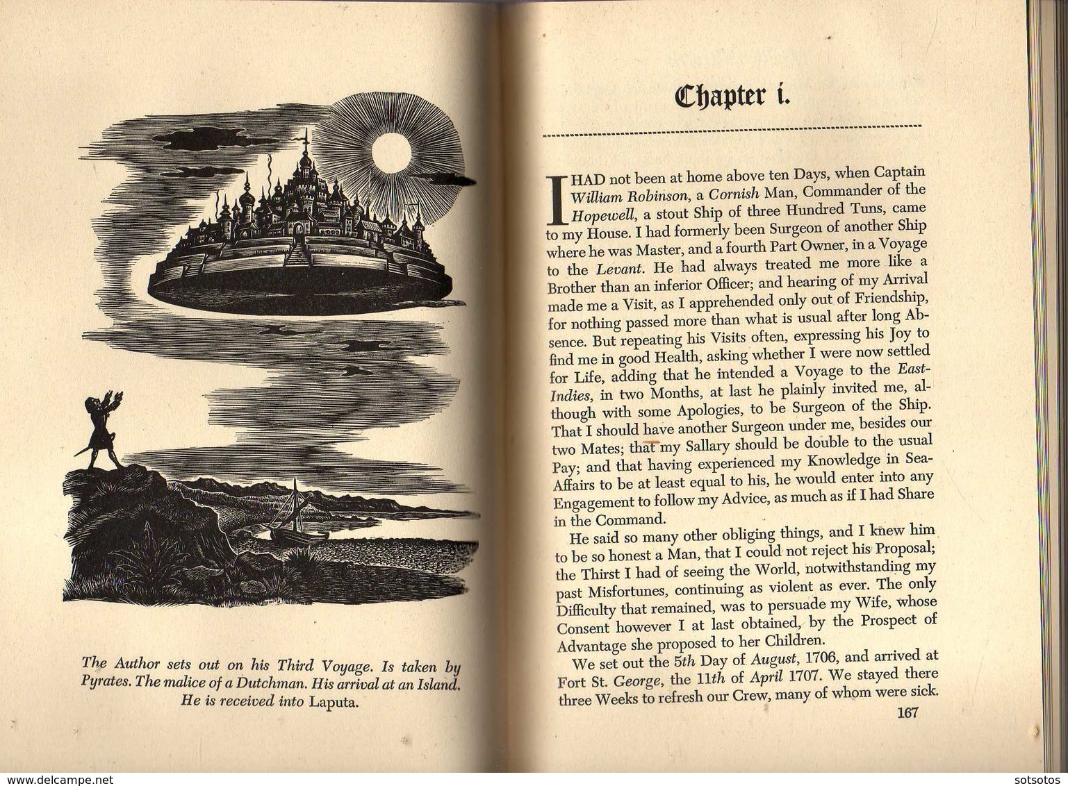 Gulliver's Travels an Account of the Four Voyages   into Several Remote Nations of the World. Now Written down by Jonath