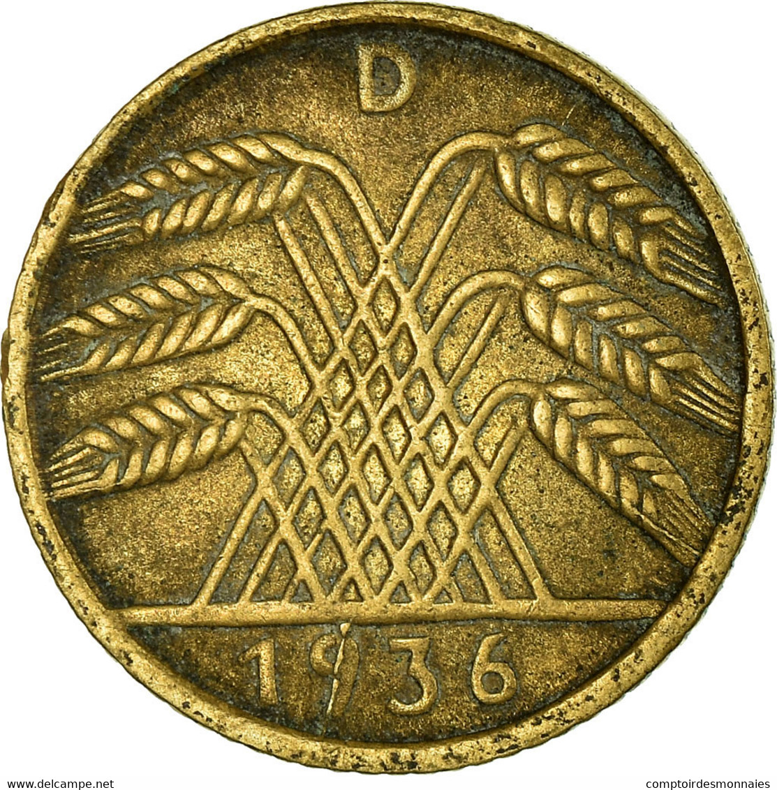 Monnaie, Allemagne, République De Weimar, 5 Reichspfennig, 1936, Munich, TTB - 5 Rentenpfennig & 5 Reichspfennig