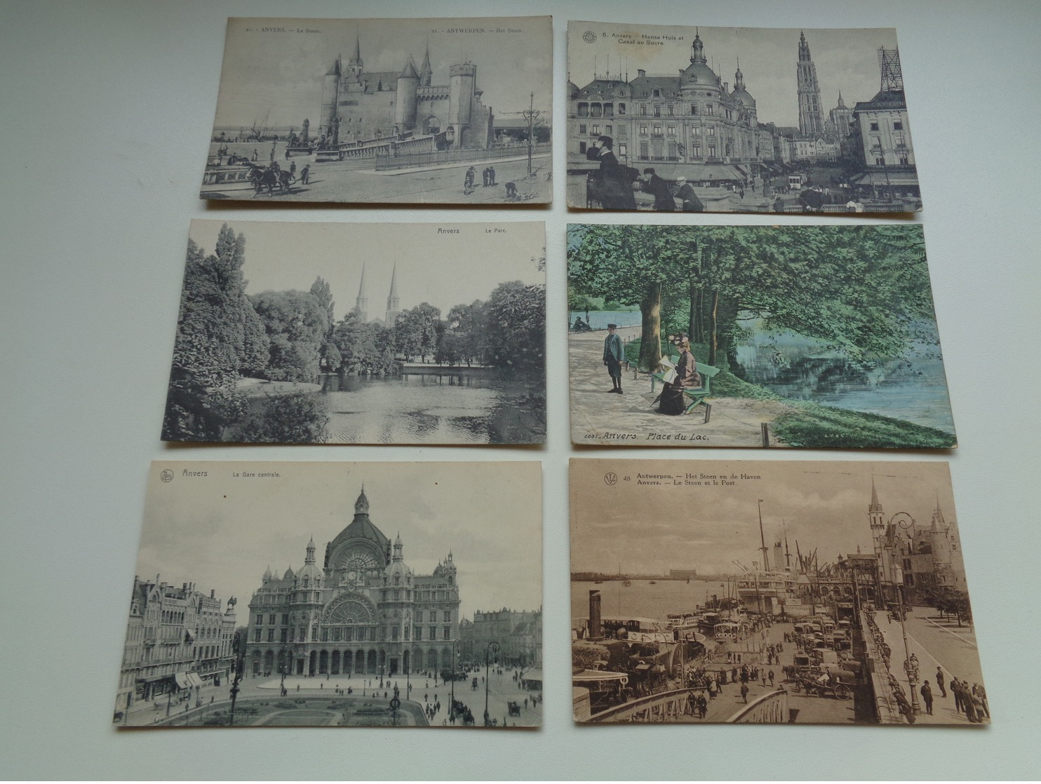 Lot de 60 cartes postales de Belgique  Anvers      Lot van 60 postkaarten van België  Antwerpen - 60 scans