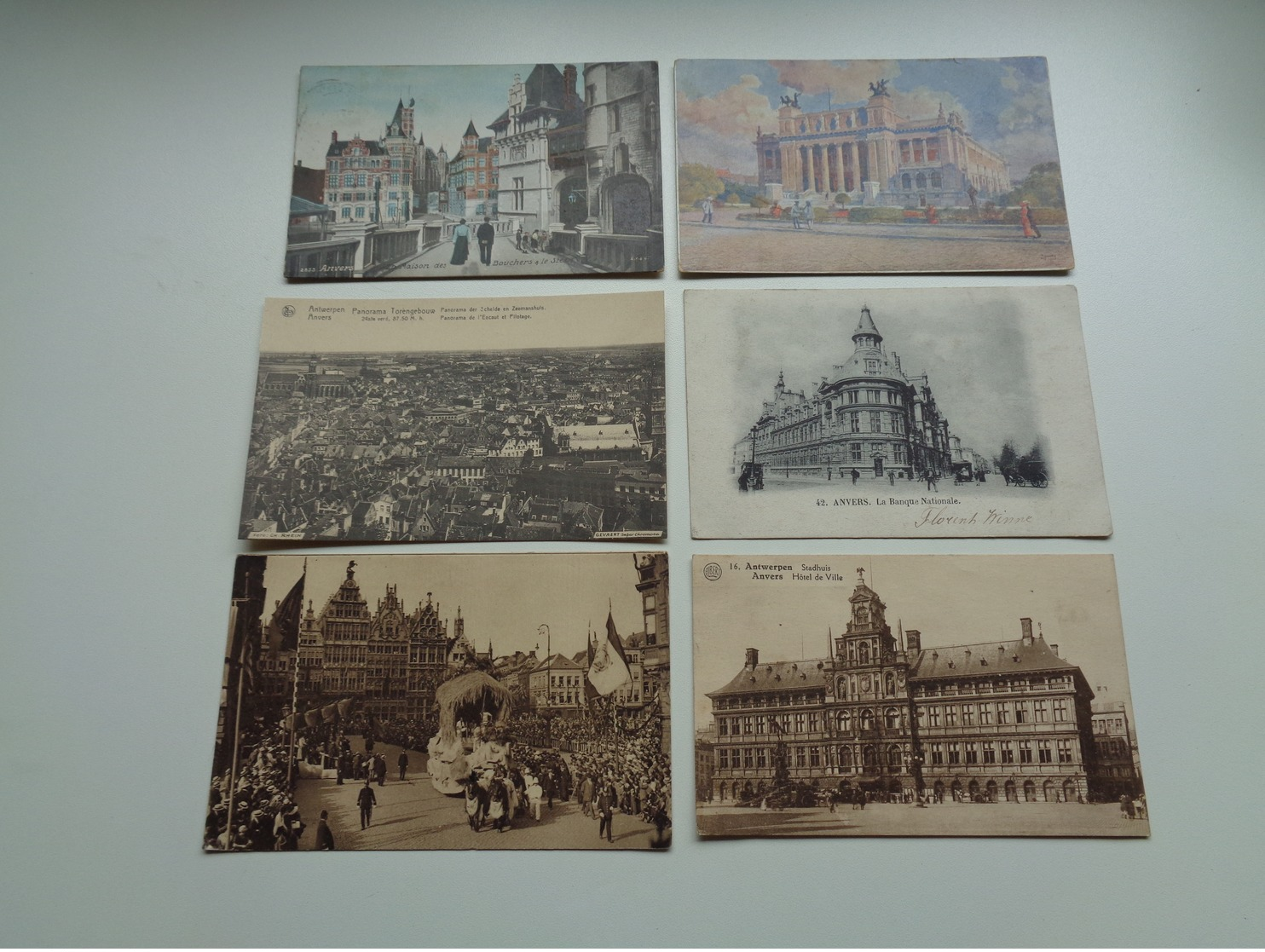 Lot de 60 cartes postales de Belgique  Anvers      Lot van 60 postkaarten van België  Antwerpen - 60 scans