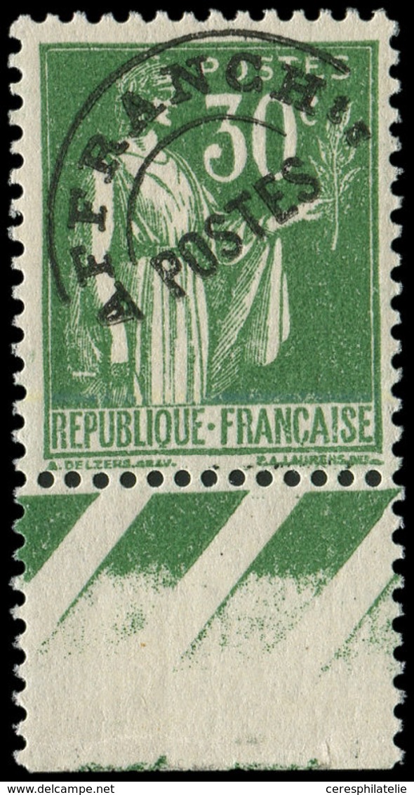 ** PREOBLITERES - 69  Paix, 30c. Vert, Bdf, Très Bon Centrage, Superbe - 1893-1947