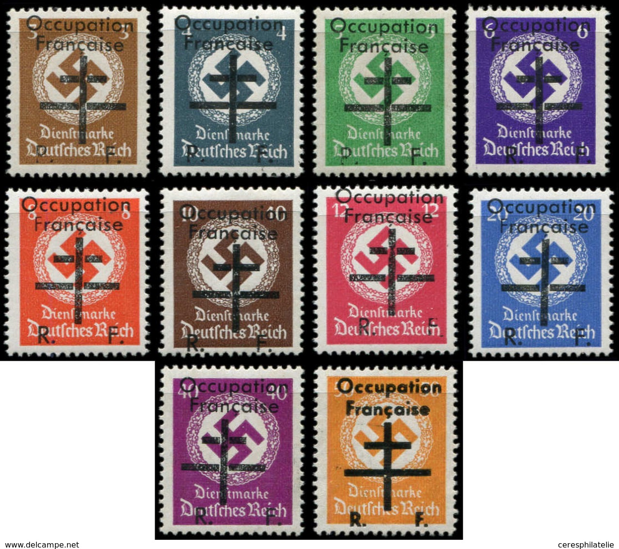 ** TIMBRES DE LIBERATION - OCCUPATION FRANCAISE 9/18 : La Série, N°18 (*) Comme Toujours, TB, Signés Mayer - Liberation