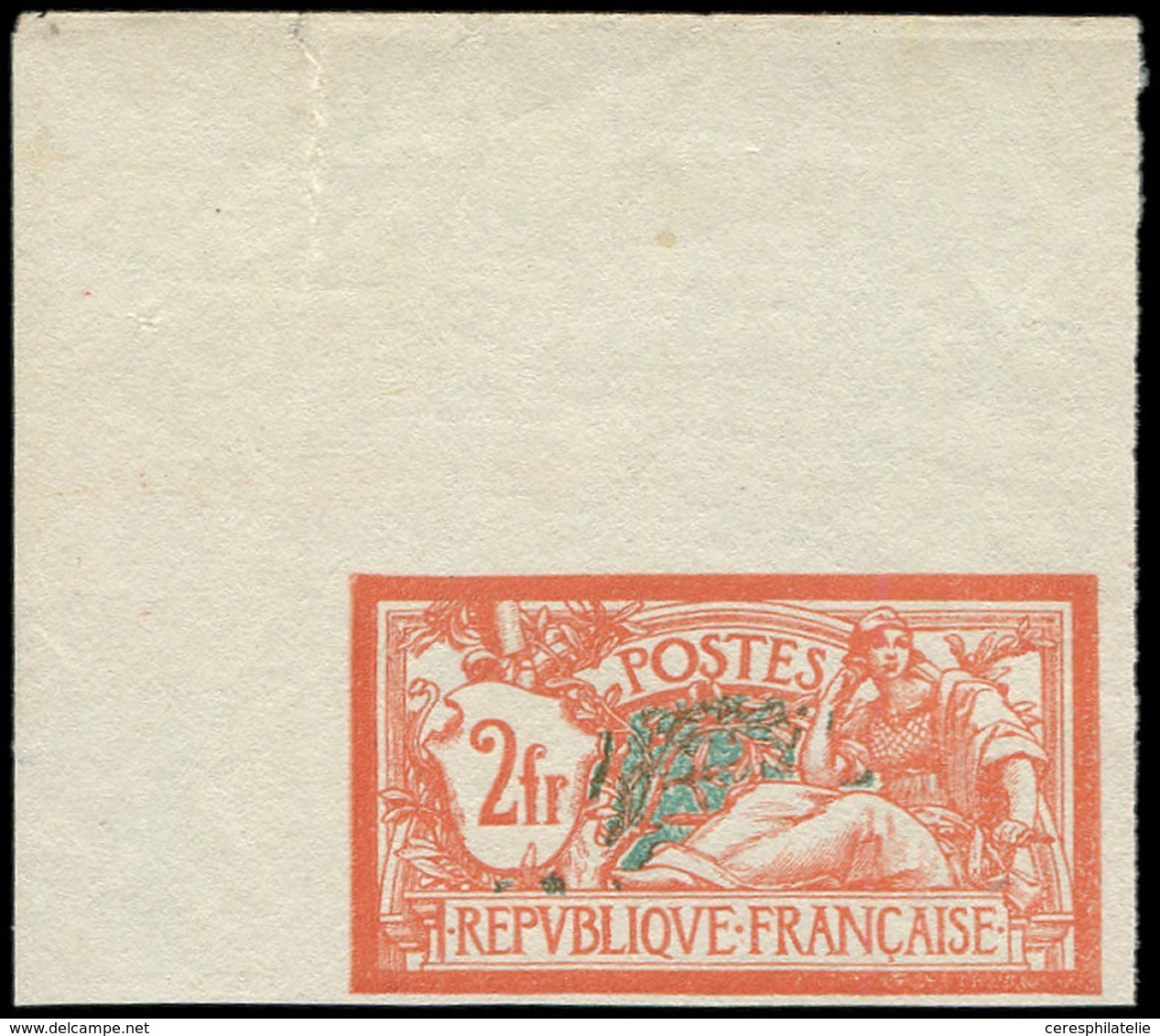 (*) Collection Au Type Merson - 145   2f. Orange Et Vert, NON DENTELE De Référence, Cdf, TB - 1900-27 Merson