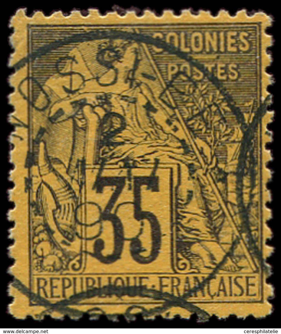 Colonies Générales - 56   35c. Violet Sur Jaune-orange, Obl. Càd NOSSI-BE 2/5/90, Belle Frappe, TB - Otros & Sin Clasificación