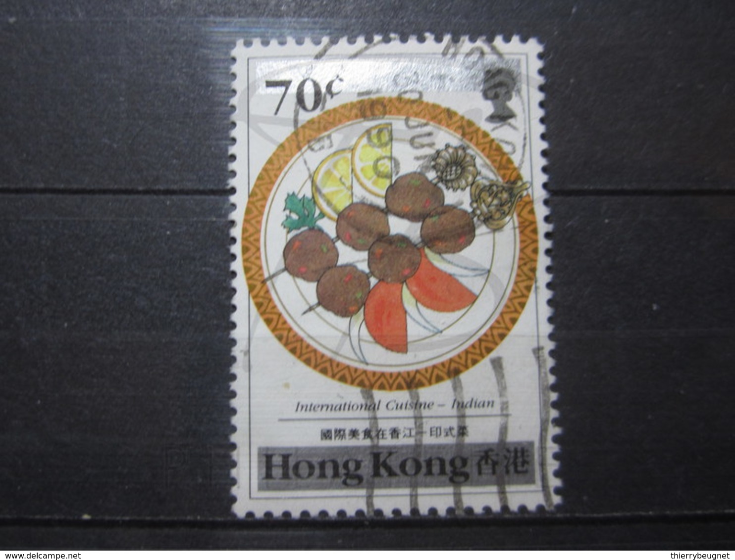 VEND BEAU TIMBRE DE HONG-KONG N° 595 , OBLITERATION " HONG KONG B " !!! - Used Stamps