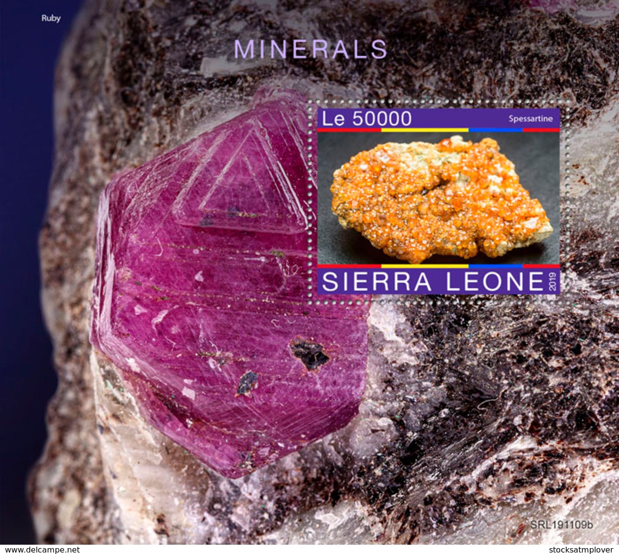 Sierra Leone 2019   Minerals  S201912 - Sierra Leone (1961-...)