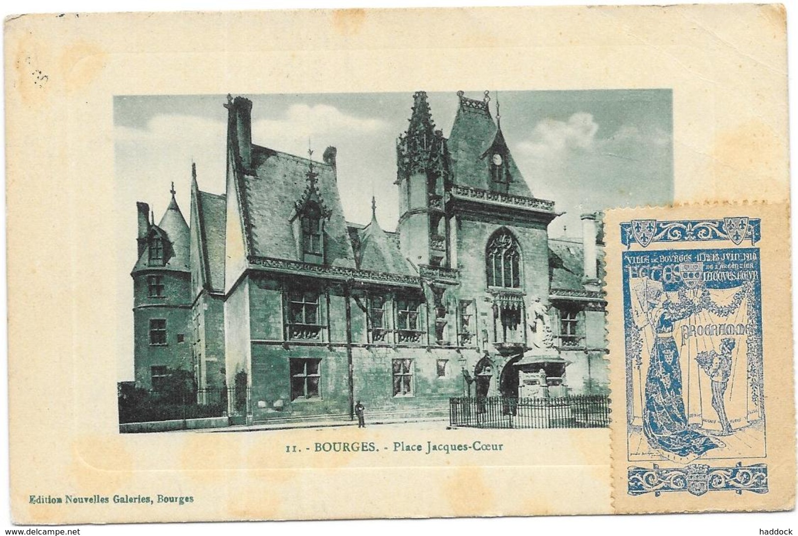 BOURGES: PLACE JACQUES COEUR - Bourges