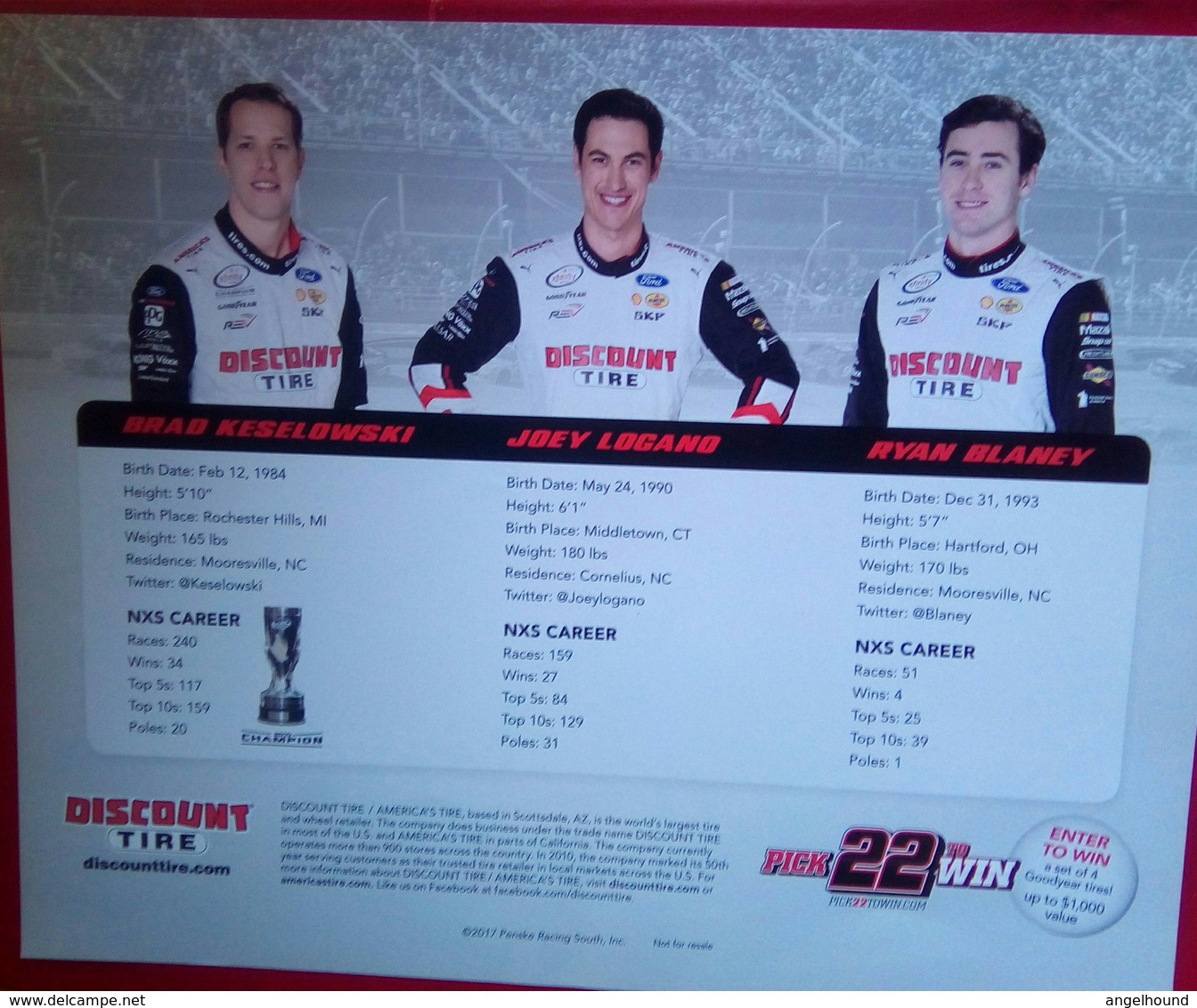 Team Penske - Uniformes Recordatorios & Misc