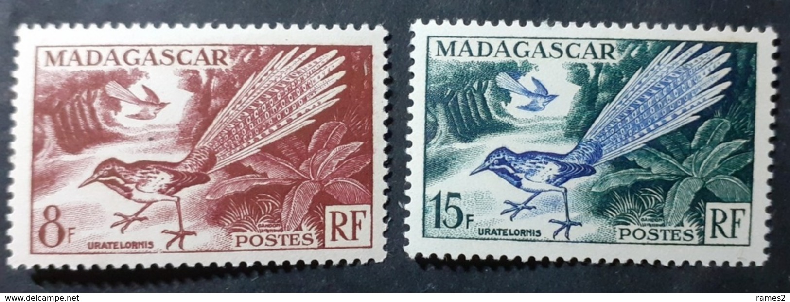 France (ex-colonies & Protectorats) > Madagascar  > 1940-1960 N° 323/324 Neufs - Neufs