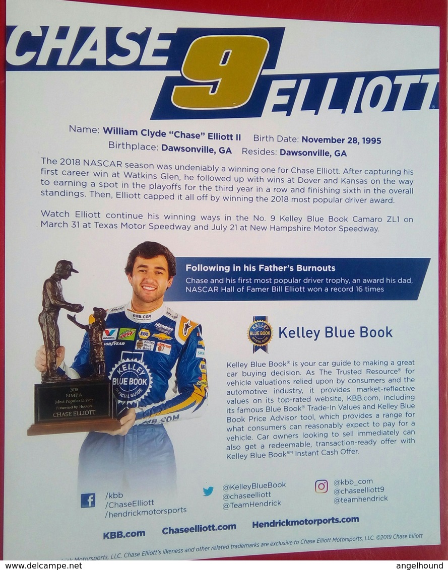 Chase Elliott Hero Card - Abbigliamento, Souvenirs & Varie