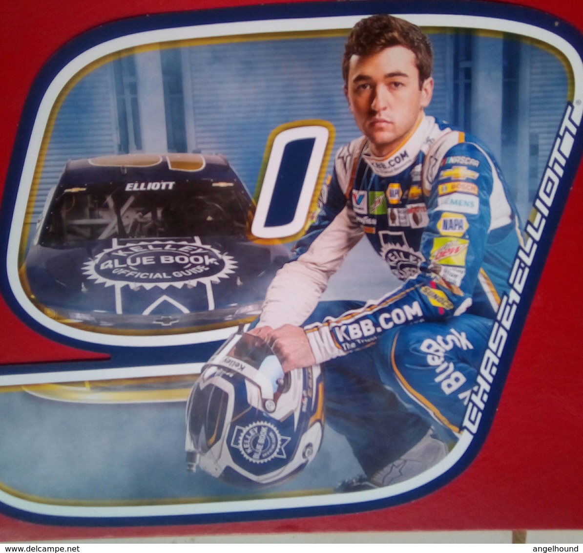 Chase Elliott Hero Card Shaped - Kleding, Souvenirs & Andere