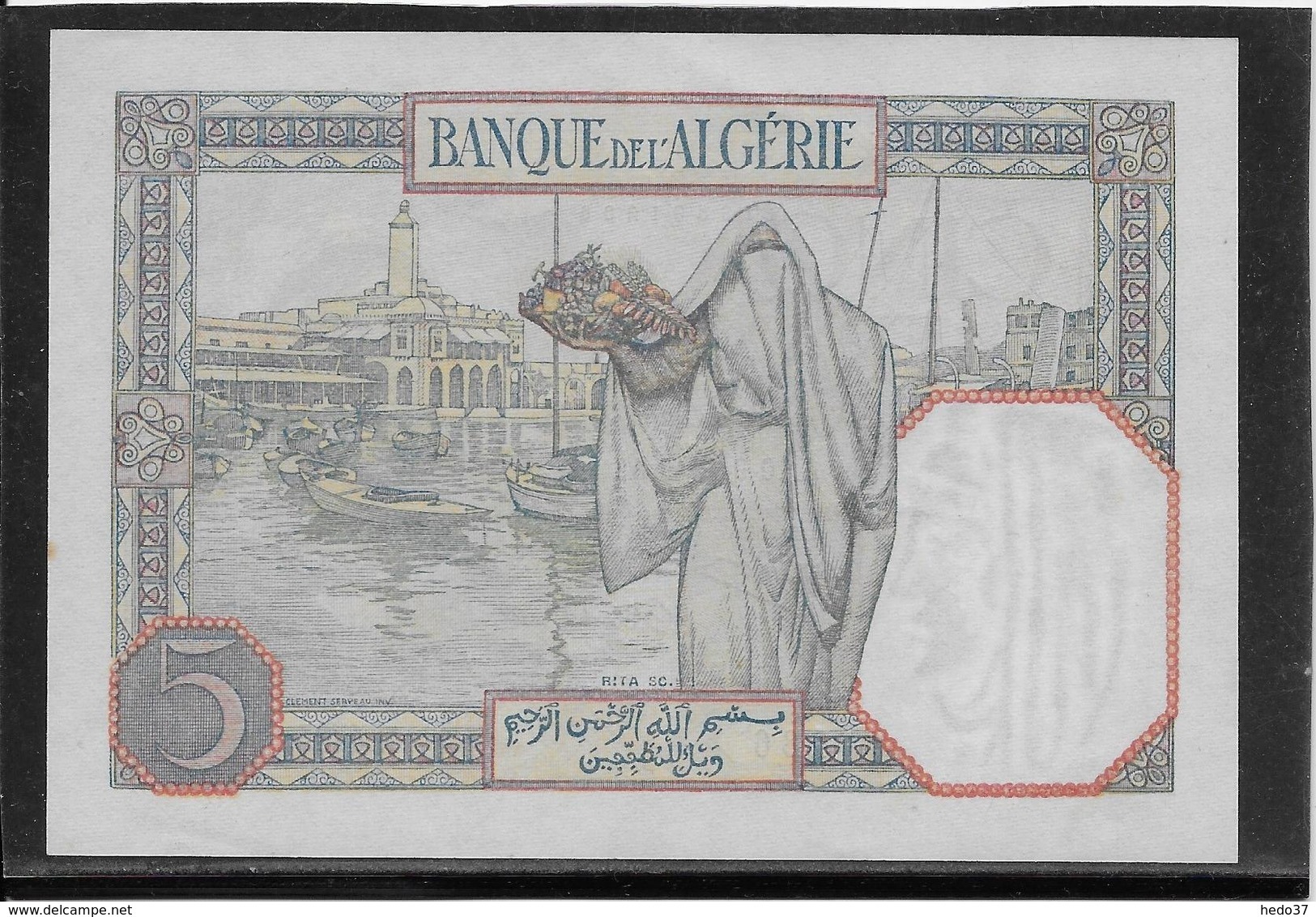 Algérie - 5 Francs - Pick N°77 - NEUF - Algérie