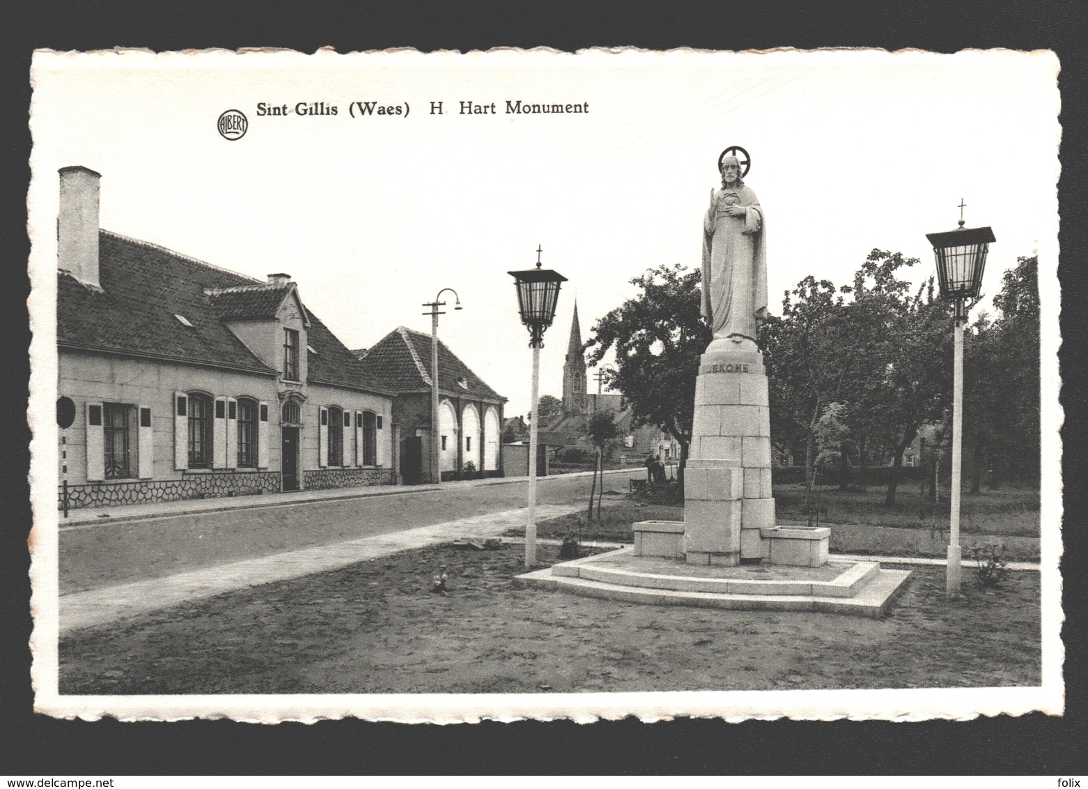 Sint-Gillis-Waas / Sint-Gillis (Waes) - H. Hart Monument - Sint-Gillis-Waas
