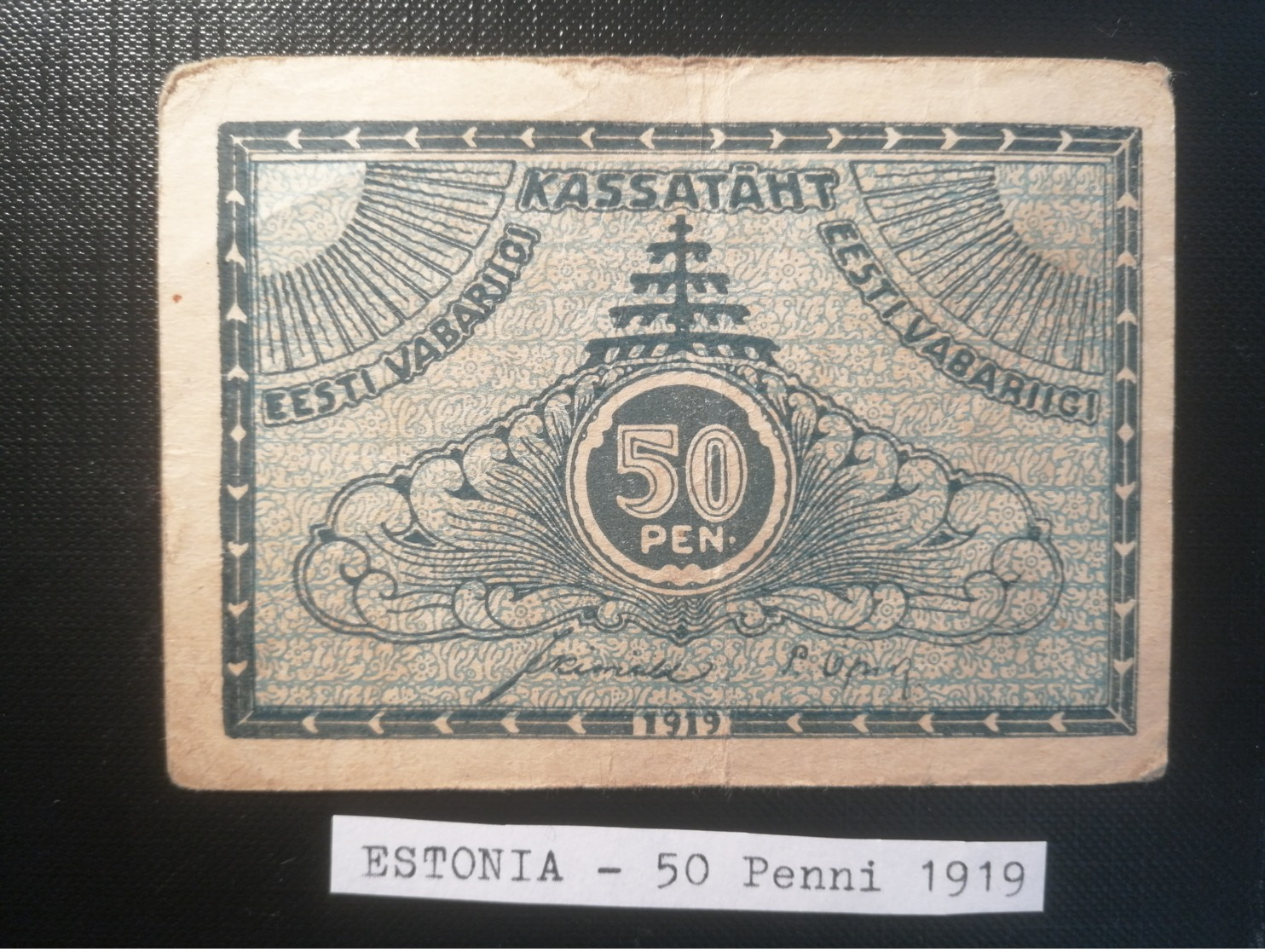 ESTONIE/Estonia - 50 Penni 1919 - Estland