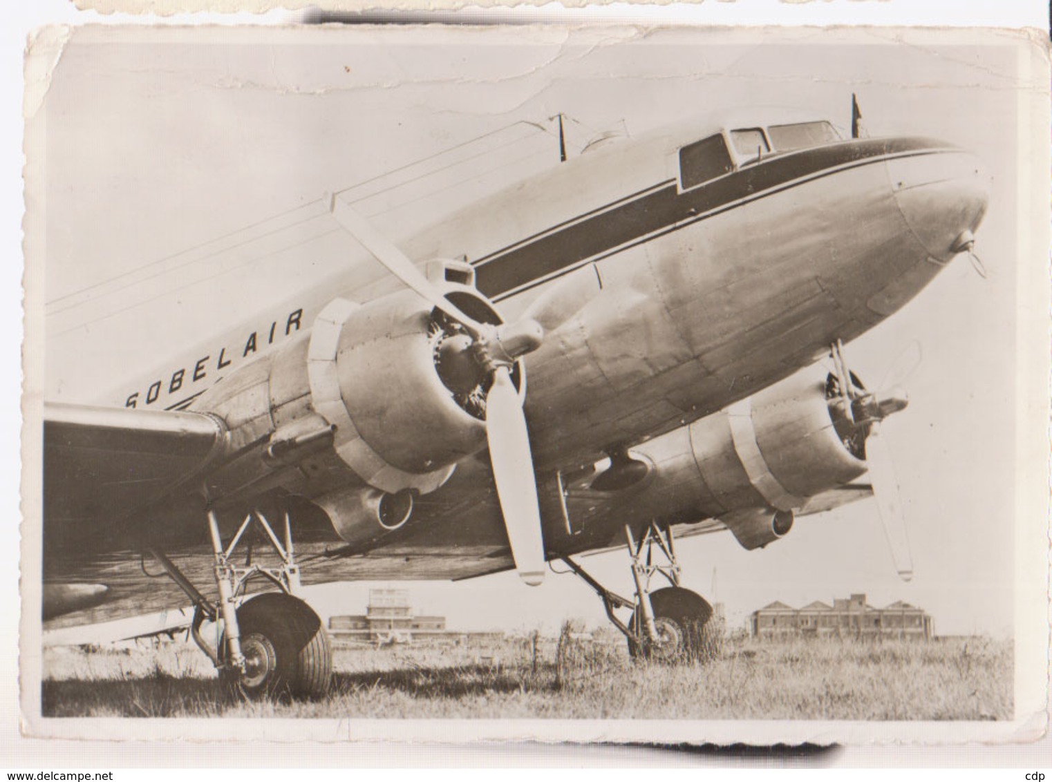 Cpsm Elisabethville  Avion Sobelair - Lubumbashi