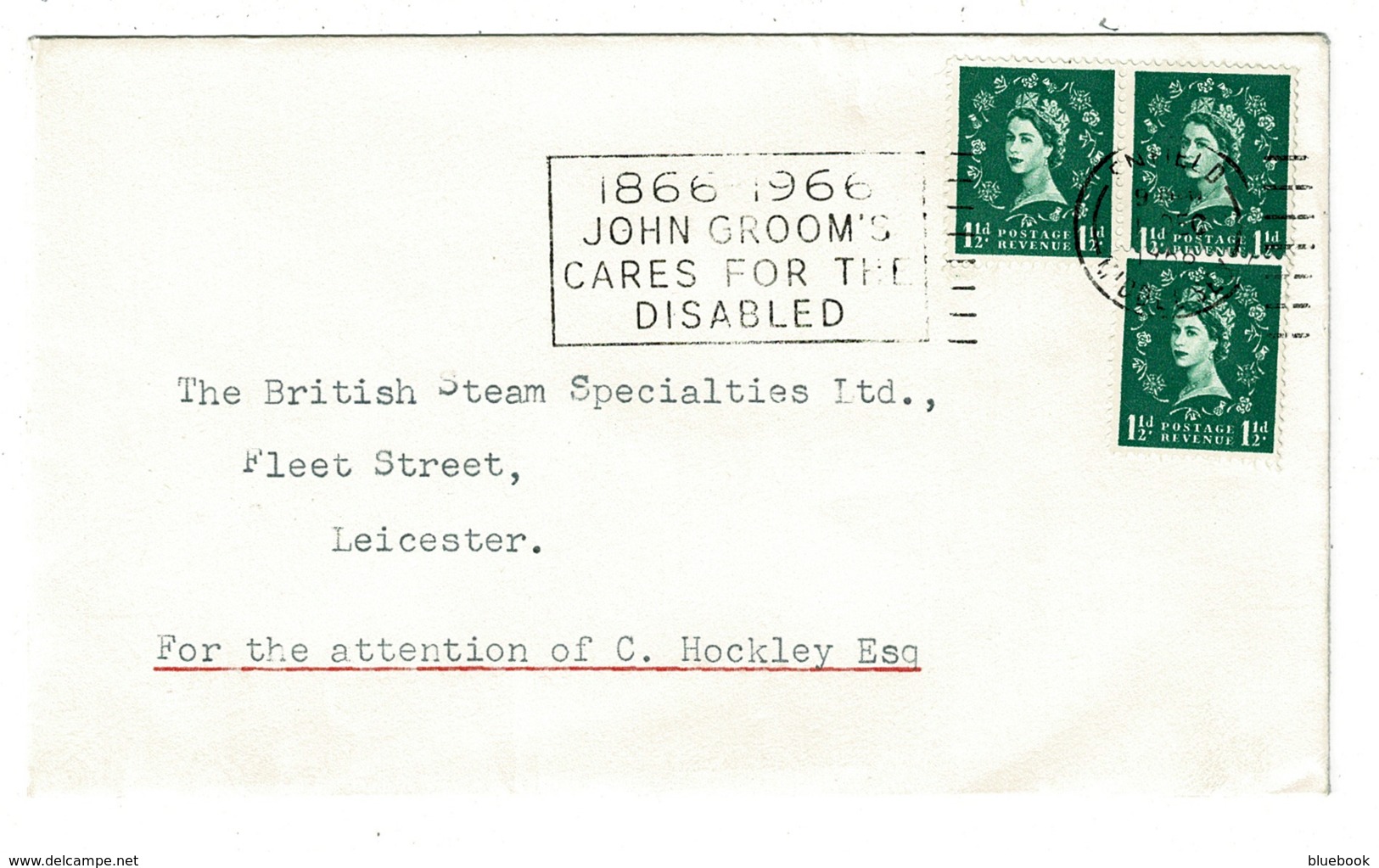 Ref 1334 - 1966 Cover - 4 1/2d Rate? Enfield To Leicester - Good Health Disability Slogan - Covers & Documents