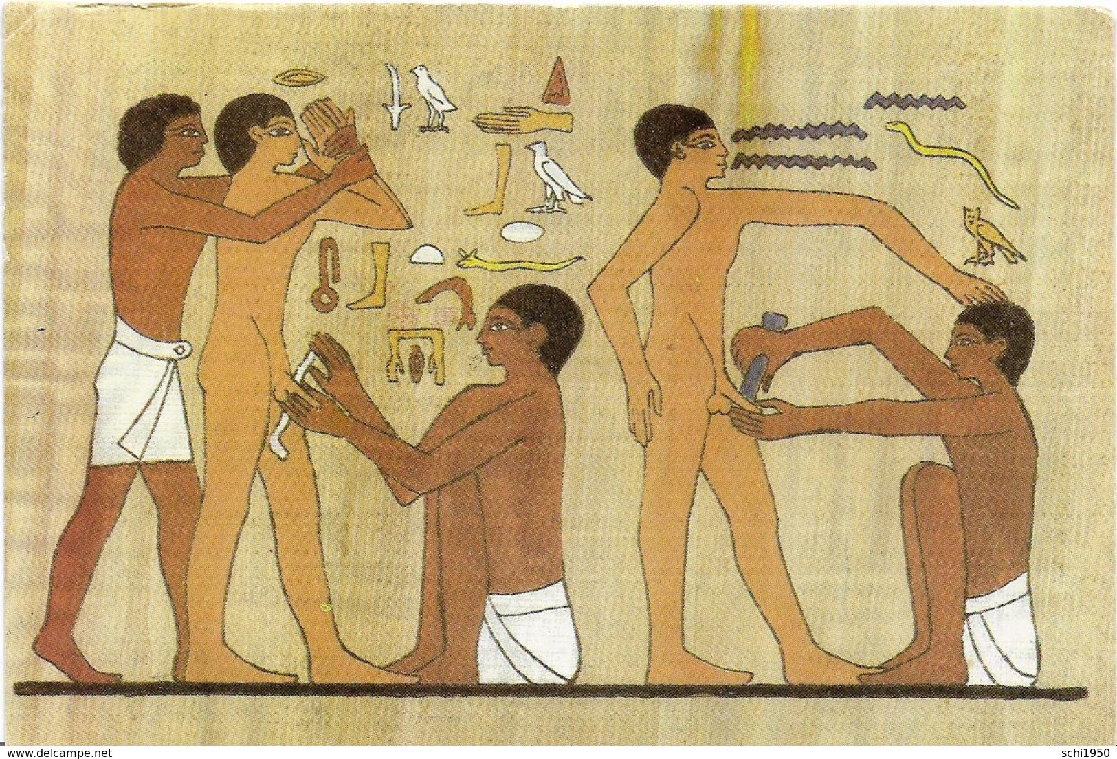 ~  BS  ~  EGYPTE    ~   Scéne Of  Circumscision   From The          ~ - Pyramids